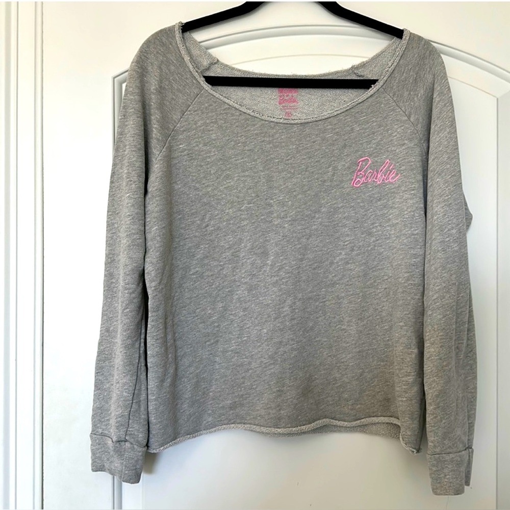 Show Me Your Mumu x Barbie Grey Pullover Sweater Small